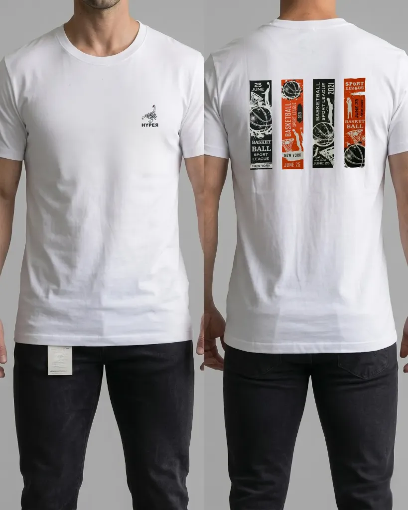 Camiseta estampada (Basketball sport league)