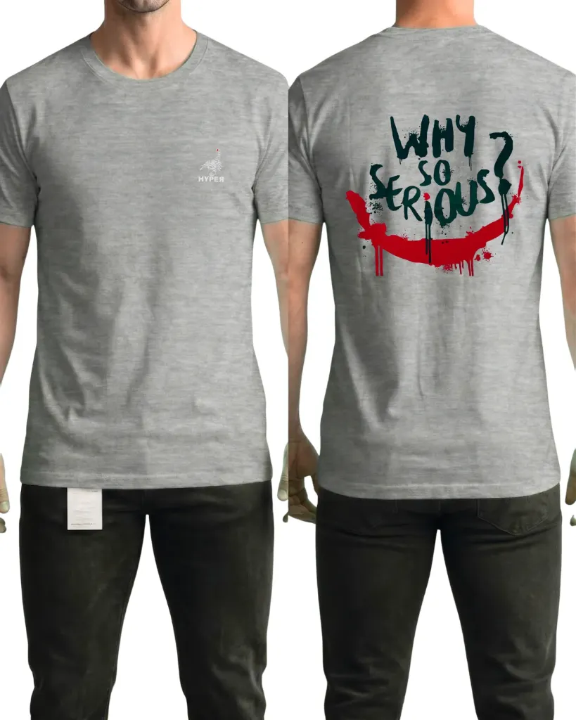Camiseta estampada (Why so serious)