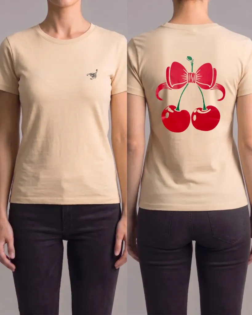 Camiseta estampada (Cereza)