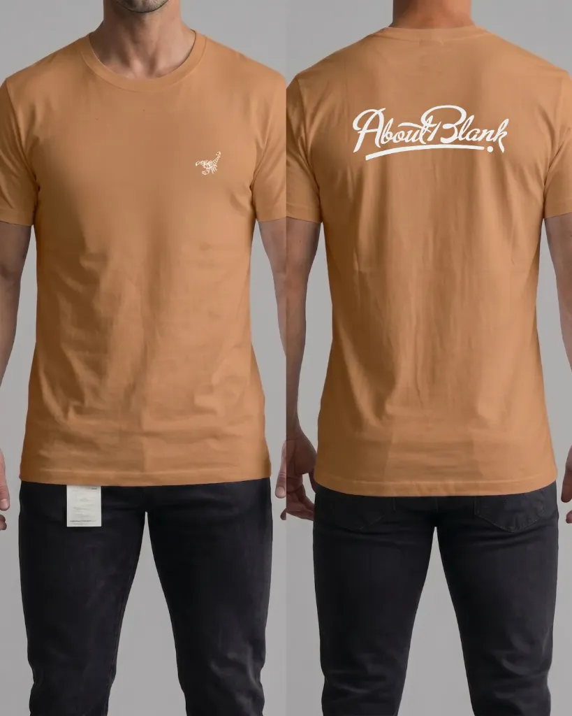 [HJ-002667-XL-MAMEY] Camiseta estampada (About blank) (XL, Mamey)