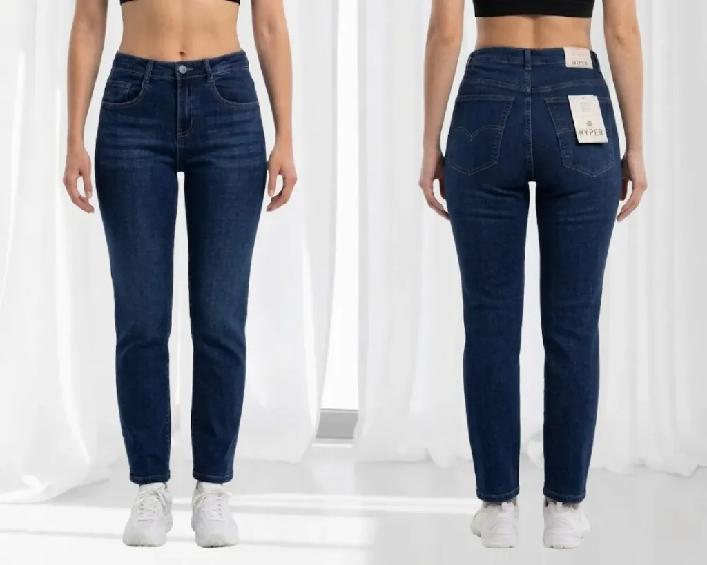 Jean Moda Mujer - Económico (6, Negro)