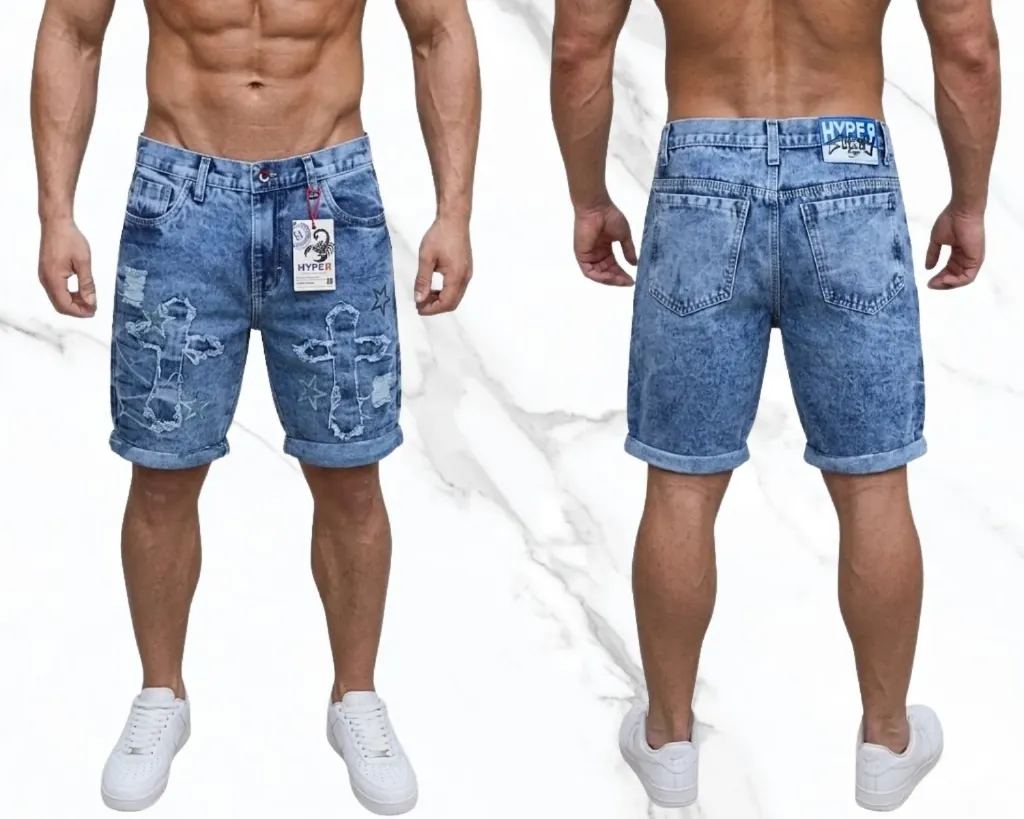 Bermuda Hombre - Gold (28, Negro)