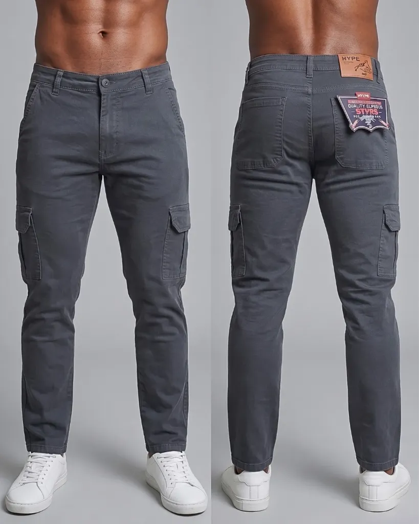 [HJ-000776-30-GRIS-OSCURO] Cargo strech (30)