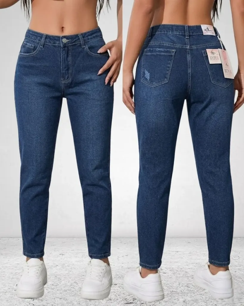[HJ-000815-10-AZUL-OSCURO] Mom jeans rigido (10)