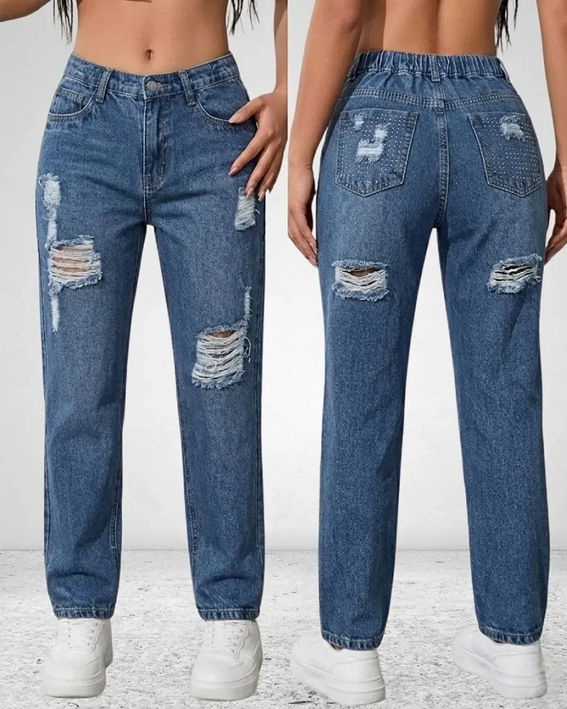 Recto rigido rasgado