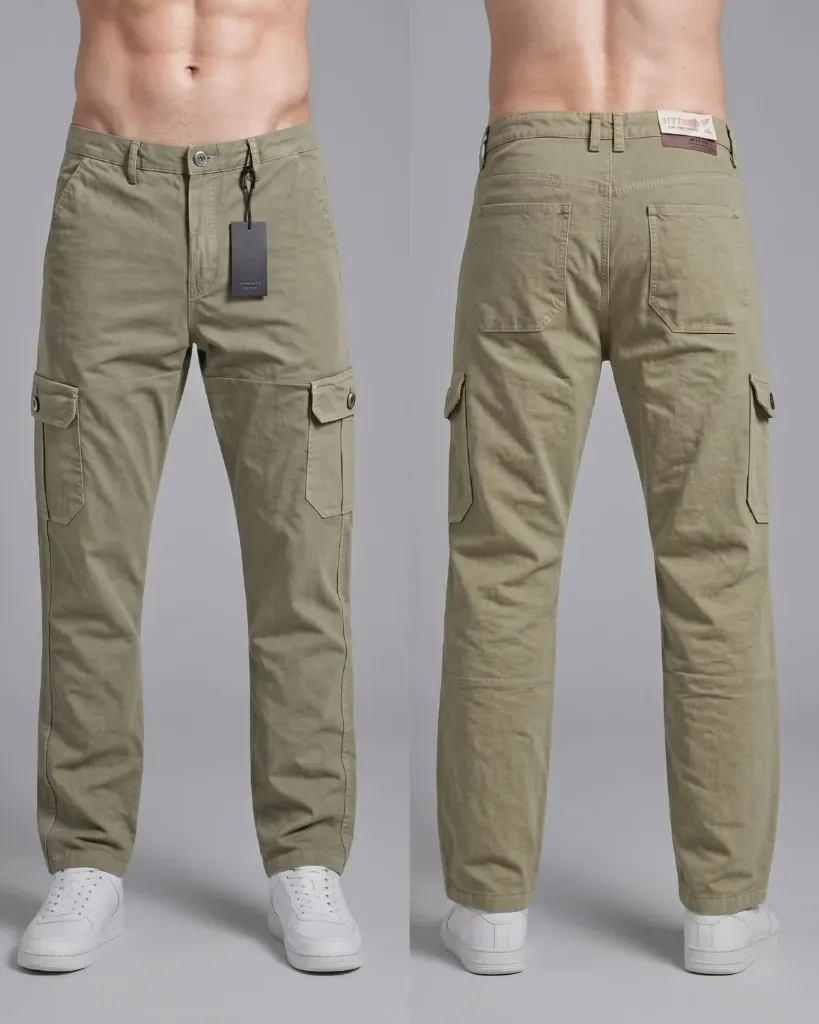 [HJ-000859-28-BEIGE] Cargo strech (28)