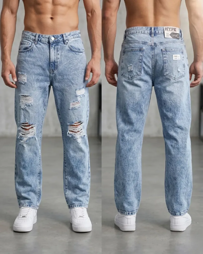 [HJ-000894-30-AZUL-MEDIO] Baggy Rigido (30)