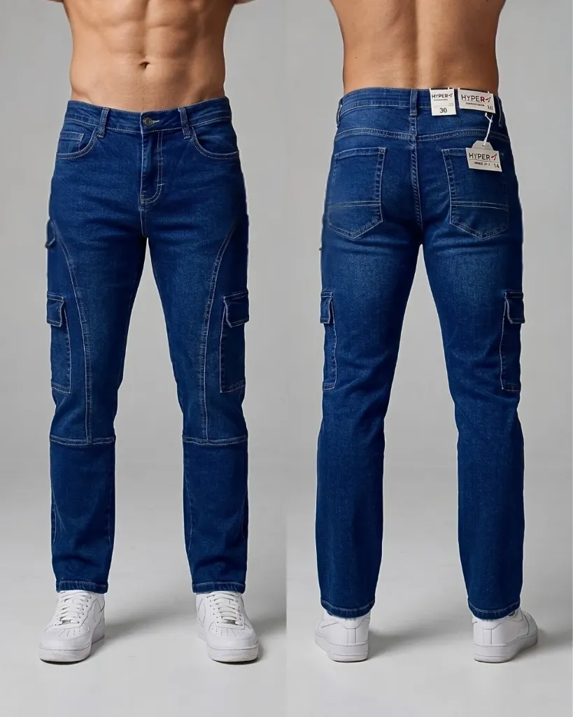 [HJ-000904-30-AZUL-OSCURO] Cargo Strech (30)