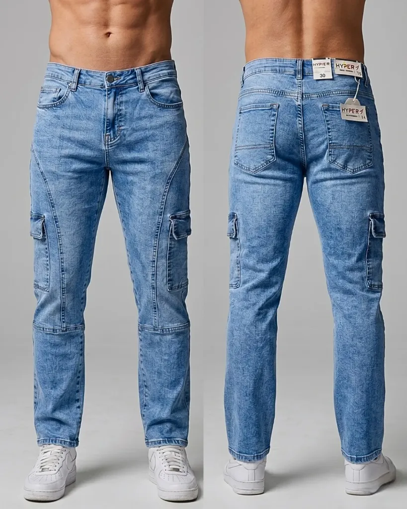 [HJ-000906-30-AZUL-CLARO] Cargo Strech (30)