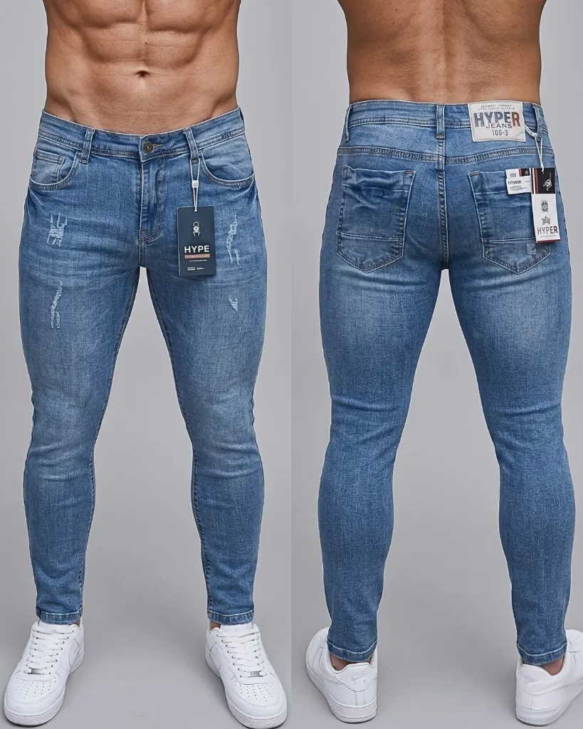 [HJ-000967-30-AZUL-CLARO] Semitubo strech