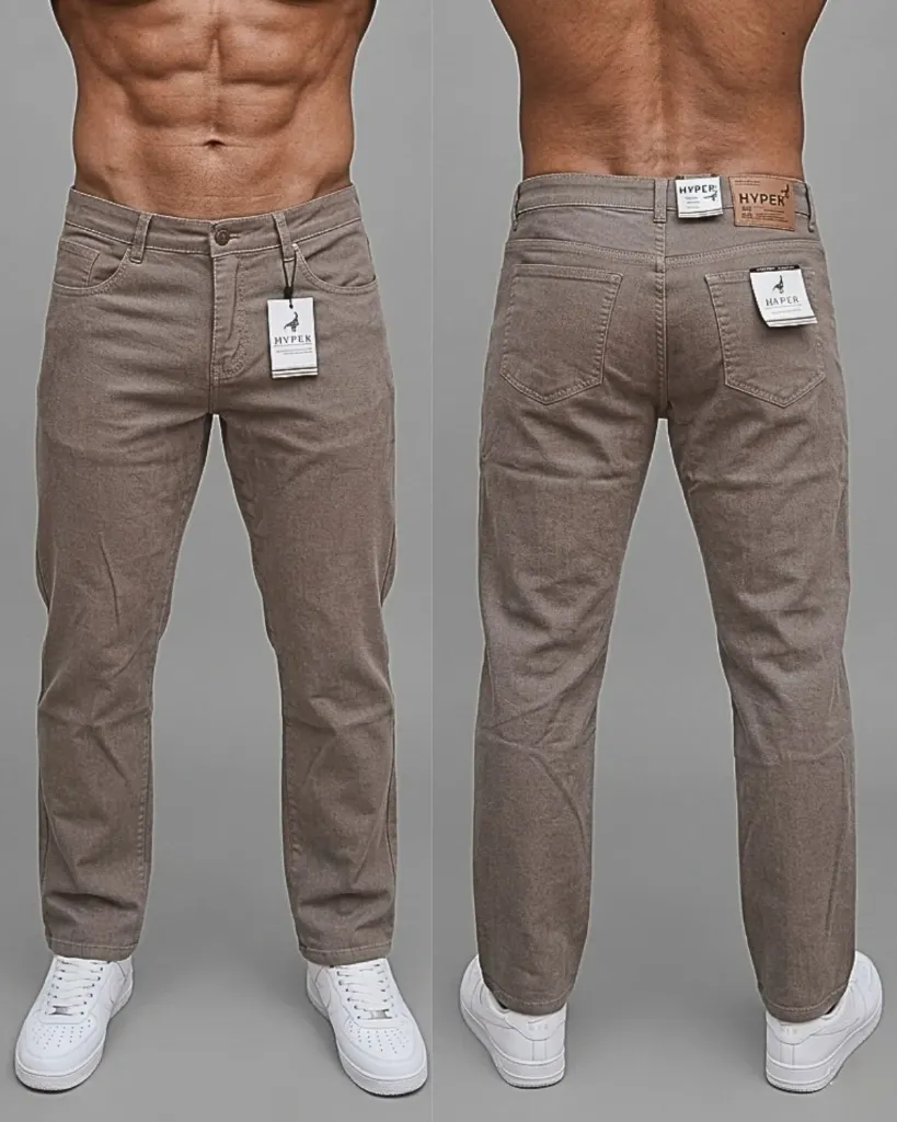 [HJ-000719-28-BEIGE] Pantalon Pana Rigido (28)