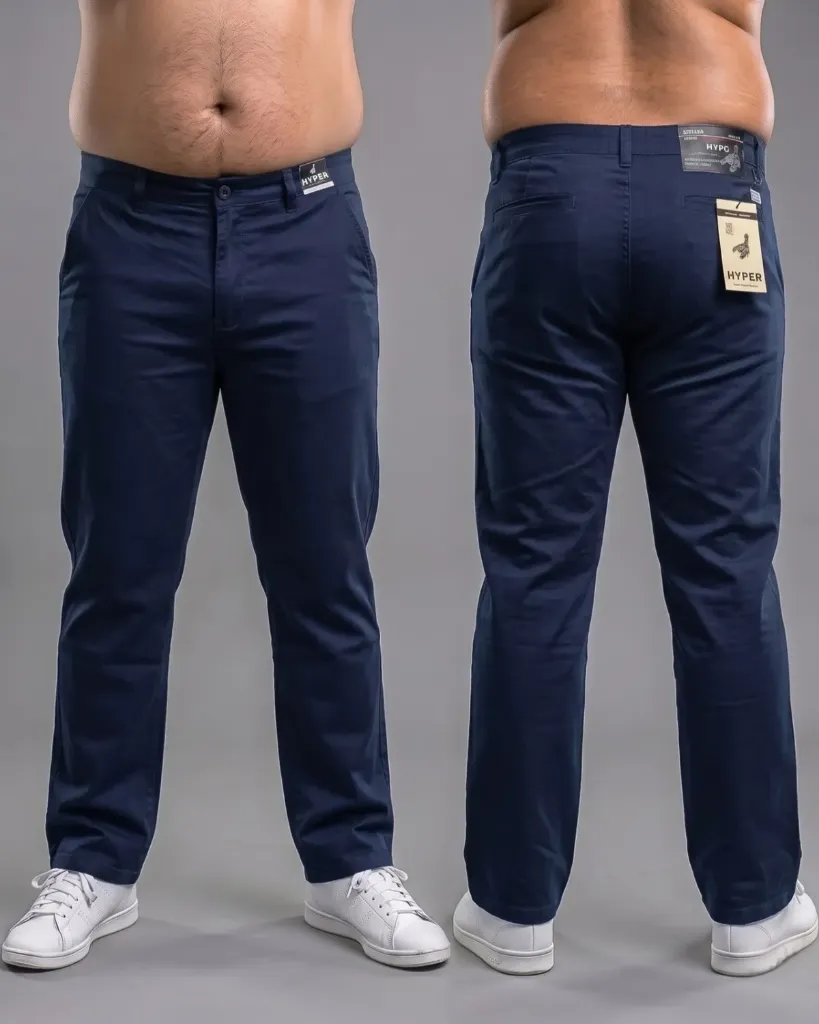 [HJ-001059-38-AZUL-OSCURO] Recto gabardina strech plus con bolsillos viviados (38)