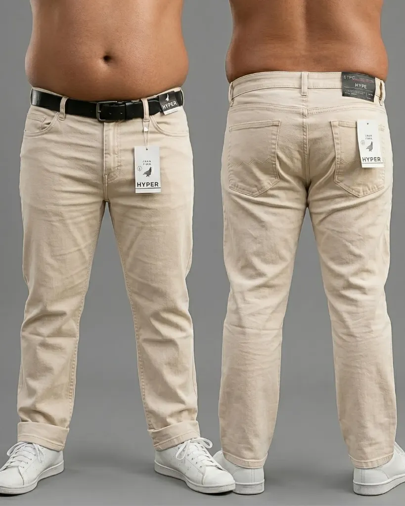 [HJ-001072-38-BEIGE-CLARO] Gabardina strech plus (38)