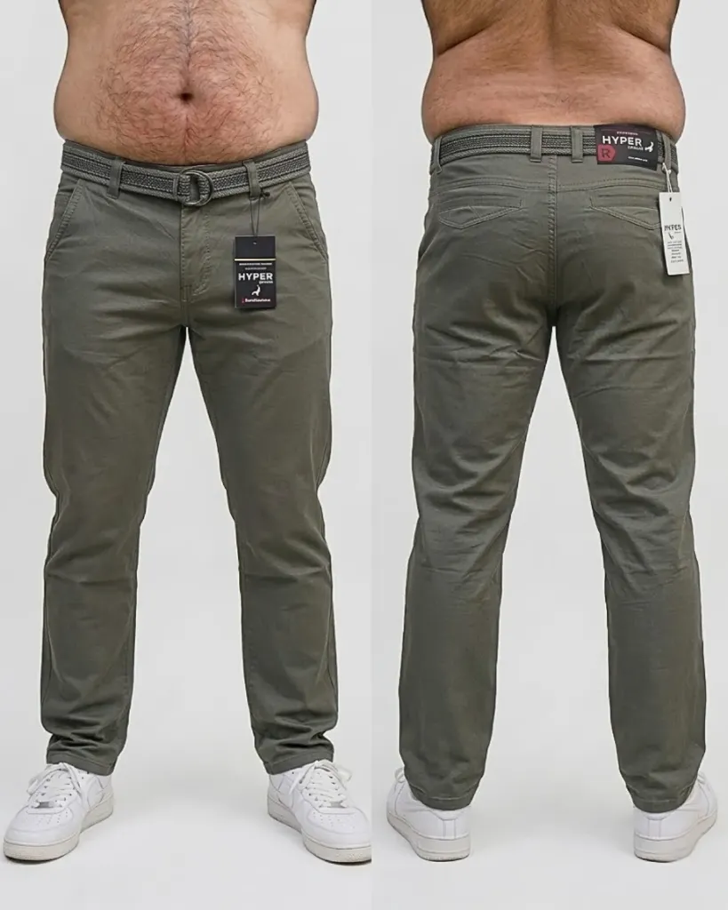 [HJ-000718-38-VERDE-OLIVA] Gabardina Plus (38)