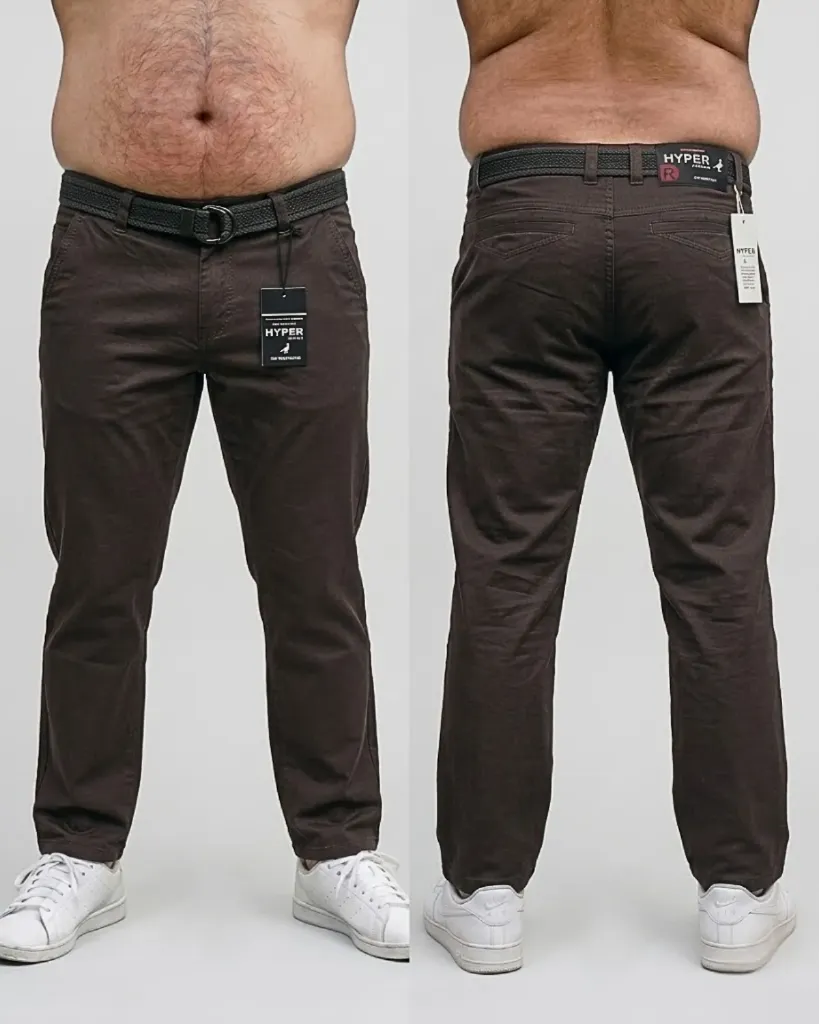 [HJ-001117-38-CAFE-OSCURO] Gabardina Plus (38)