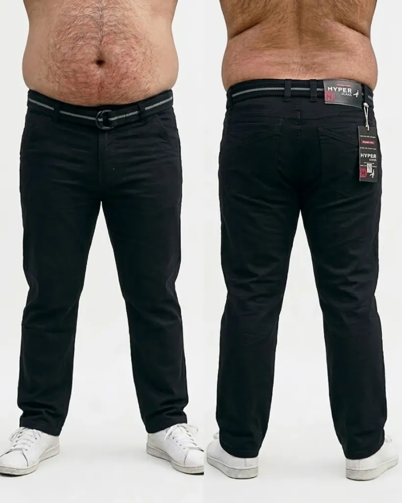 [HJ-001119-38-NEGRO] Gabardina Strech Plus (38)