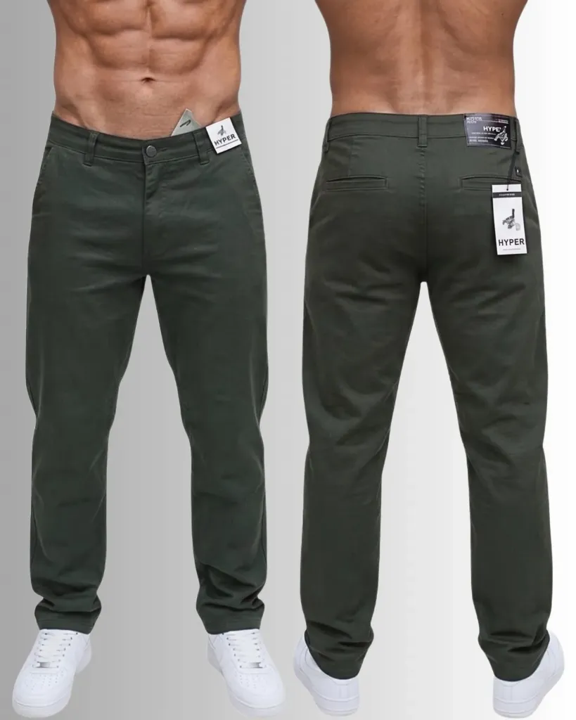 [HJ-001153-28-VERDE] Gabardina strech recto (28)