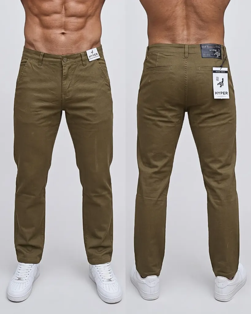 [HJ-001155-30-MOSTAZA] Recto gabardina strech con bolsillos viviados (30, Mostaza)