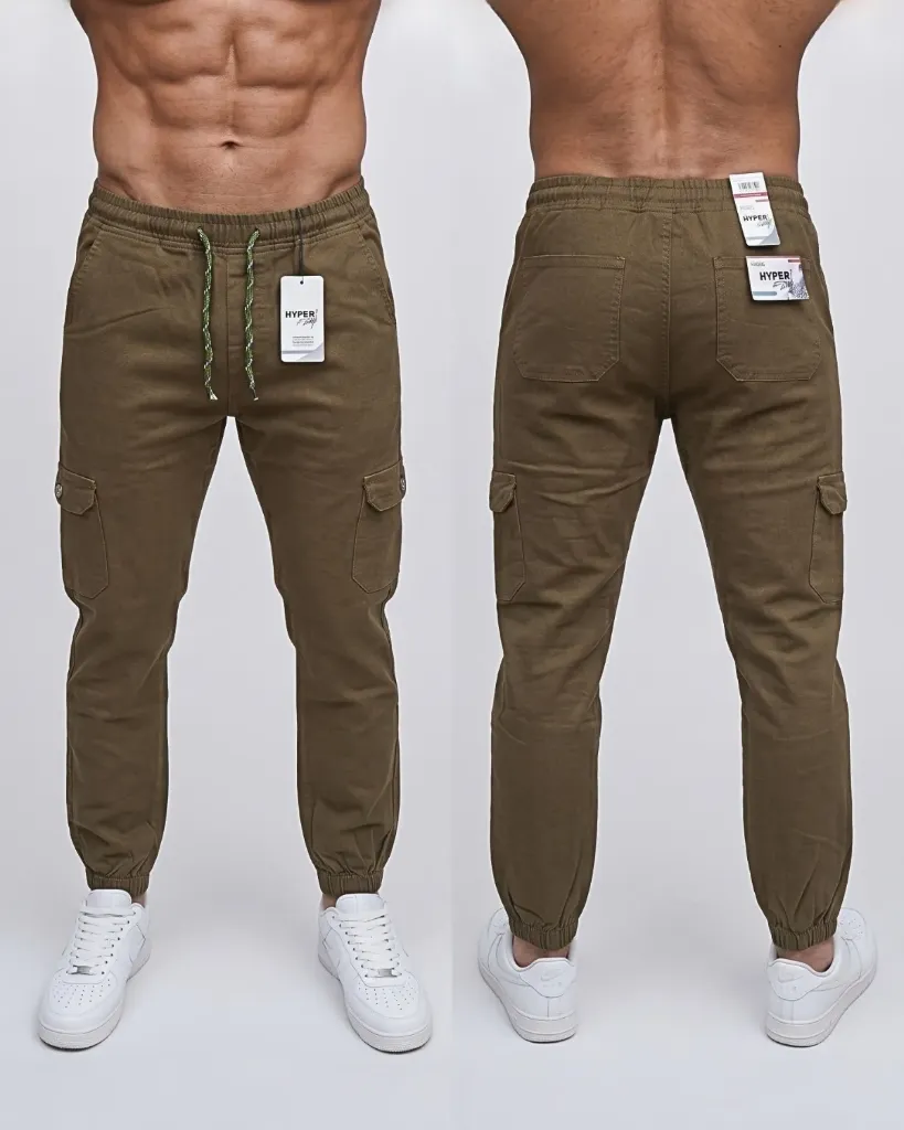 [HJ-001223-28-MOSTAZA] Joggers strech (28)