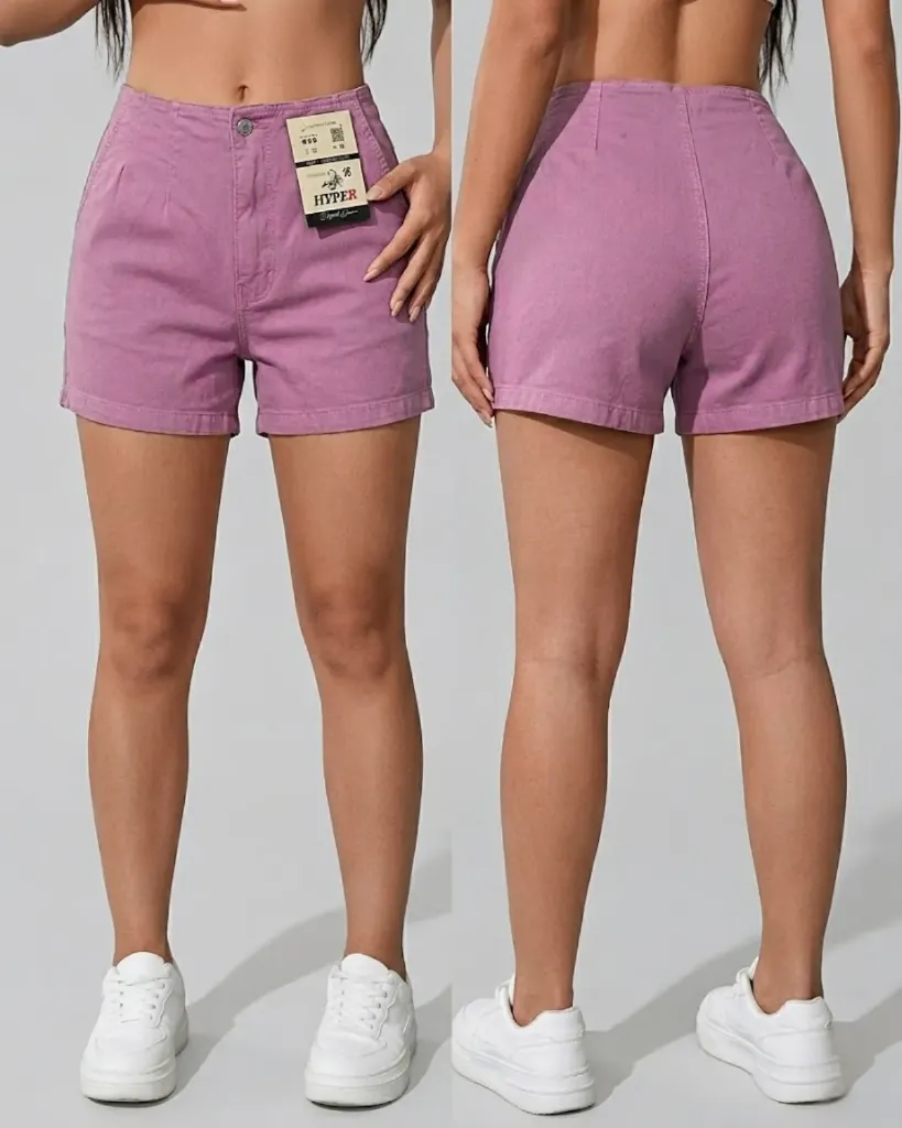 [HJ-001254-8-ROSA] Short gabardina strech