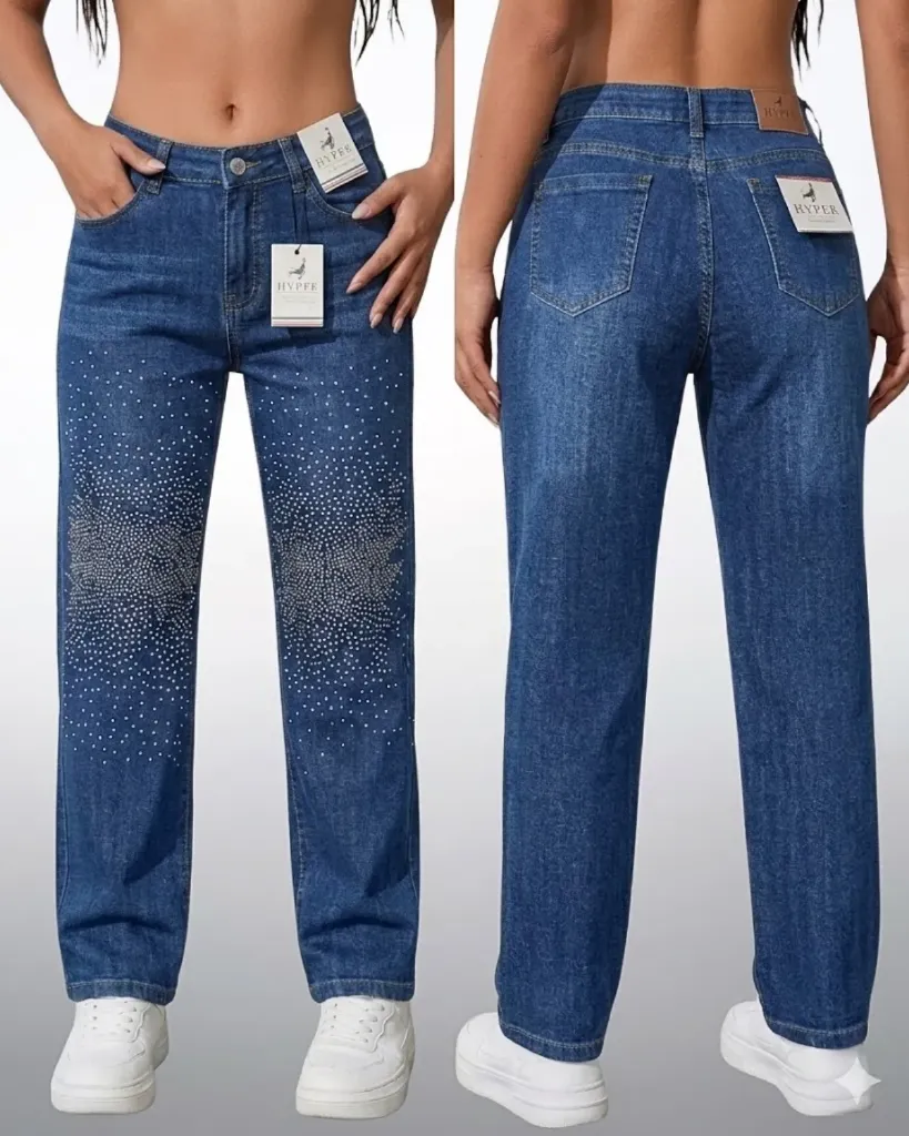 Recto strech con brillo