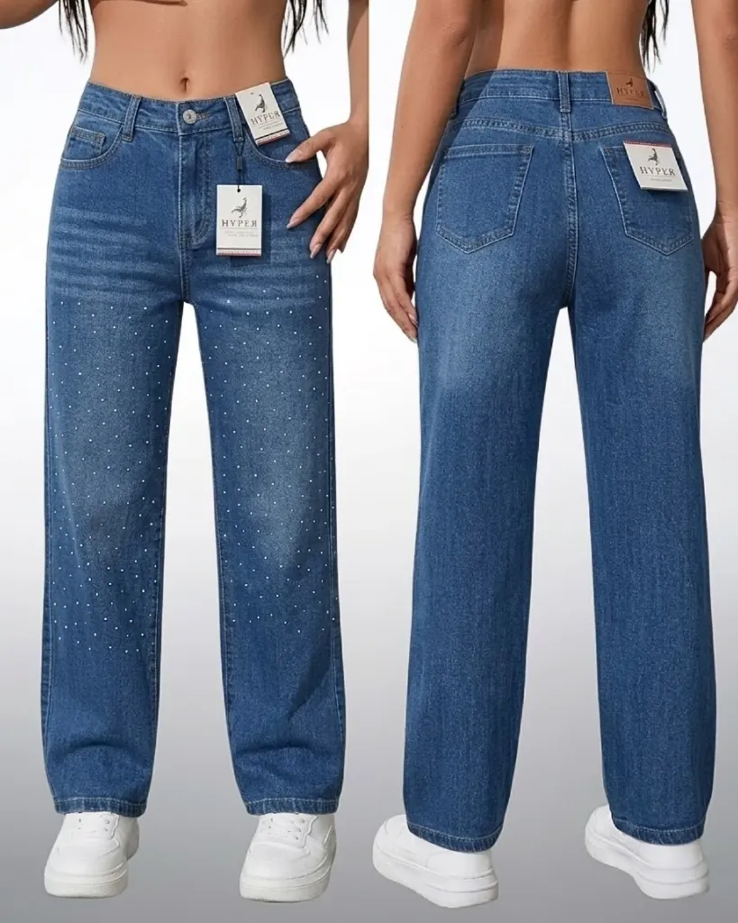 [HJ-001271-8-AZUL-MEDIO] Recto strech con brillo (8)