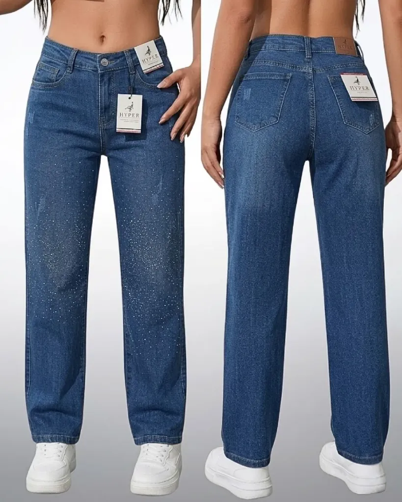 [HJ-001272-8-AZUL-MEDIO] Recto strech con brillo (8)