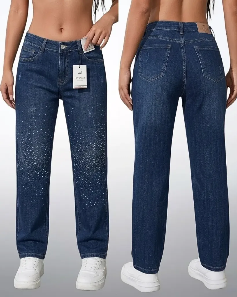 Recto strech con brillo